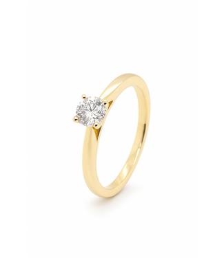Tomylo Tomylo Ring 14k geelgoud LAB grown diamant 0.50ct maat 54 Tomylo Tomylo Ring 14k geelgoud LAB grown diamant 0.50ct maat 54