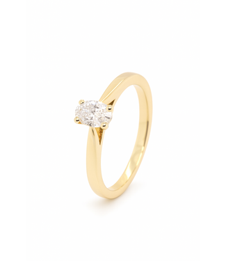 Tomylo Tomylo Ring 14k geelgoud LAB Grown 0.39ct maat 52 Tomylo Tomylo Ring 14k geelgoud LAB Grown 0.39ct maat 52