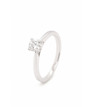 Tomylo Tomylo Ring  witgoud 14k LAB Grown diamant 0.51ct maat 54 Tomylo Tomylo Ring  witgoud 14k LAB Grown diamant 0.51ct maat 54