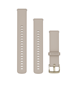 Garmin Garmin Horloge bandje French grey met Soft Gold gesp Garmin Garmin Horloge bandje French grey met Soft Gold gesp