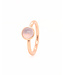 ROEMER by Bregje ROEMER by Bregje ring Single Bubble Mini 18K roségoud met Chalcedoon