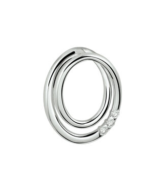 ROEMER ROEMER Hanger witgoud 14k met diamant 0.04ct