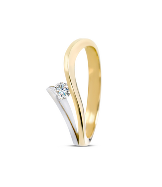 R&C R&C Bicolor gouden ring Victoire RIN0038-SIR010