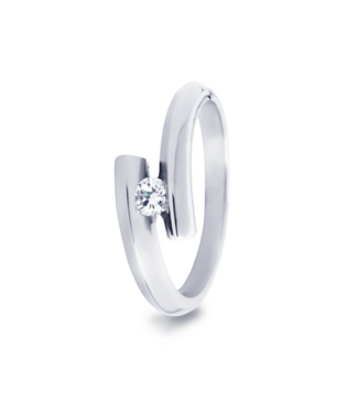 R&C R&C Witgouden ring Penelope met 0,08ct WSi