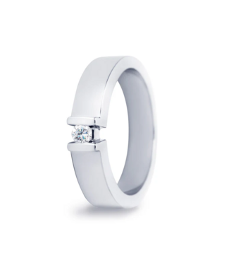 R&C R&C Witgouden ring Coco met briljant 0.07ct