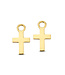 ROEMER oorringhangers 14k geelgoud kruis