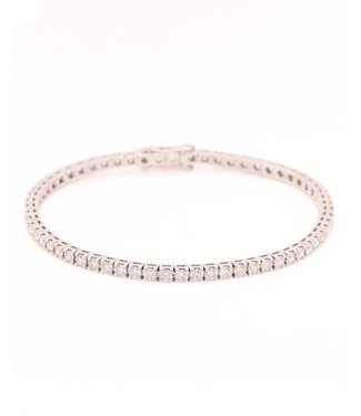 ROEMER ROEMER tennisarmband witgoud 18k 4.00ct. briljant 18 cm