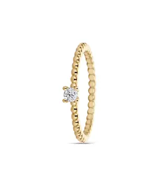 Miss Spring Miss Spring Ring Billie L met diamant 0.10ct 53