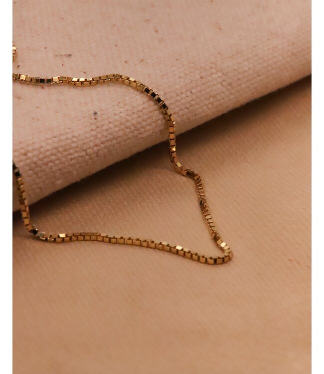 ROEMER geelgouden ketting venetiaans 1,1mm 41-43-45cm