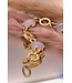 ROEMER by Bregje 18k geelgouden armband met chalcedoon