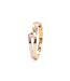 Passione Passione ring geel/witgoud 14k met 0.03ct diamant G/Si maat 57