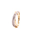 Passione Passione ring geel/witgoud 14k met 0.20ctG/Si maat 56
