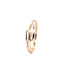 Passione Passione ring geel/witgoud 14k met 0.03ct. G/Si maat 57