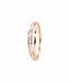 Passione Passinone ring geel/witgoud 14k met 0.03ct G/Si maat 58