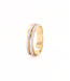 Passione Passione ring geel/witgoud 14k met diamant 0.40H/Si maat 56