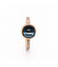 ROEMER by Bregje ring Single Bubble Diamond 18K roségoud met London Blue Topaas