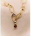ROEMER by Bregje hanger Lily 18k geelgoud met natuurlijke cognac zirkoon