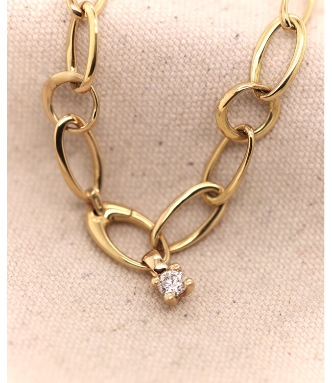 ROEMER by Bregje hanger Lily 18k geelgoud met diamant 0.51ct