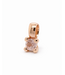 ROEMER by Bregje ROEMER by Bregje hanger Lily 18k roségoud met zalmroze toermalijn