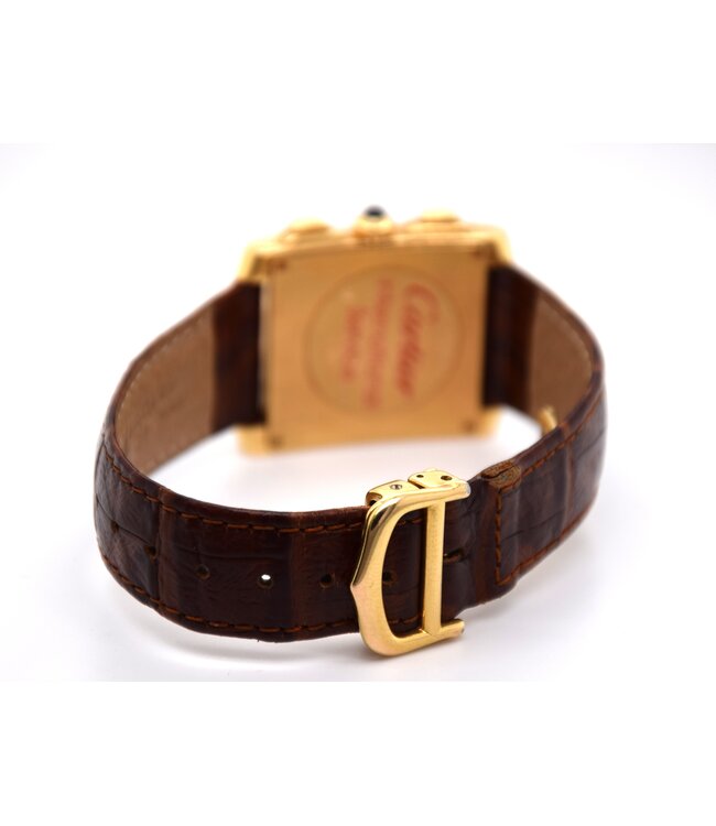 Cartier Horloge Pre-owned Française Chronograph 1830