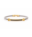 ROEMER herenarmband 18K geelgoud met staal 19.5