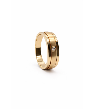 ROEMER ROEMER gouden herenring 0.05 ct. 40993 63