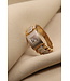Roemer  biciolor gouden herenring President 0.10 ct. 40992 62