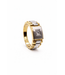 Roemer  biciolor gouden herenring President 0.10 ct. 40992 62
