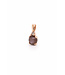 ROEMER by Bregje ROEMER by Bregje Hanger Solance 18k roségoud met roze maansteen en cognac diamant (0.15ct)