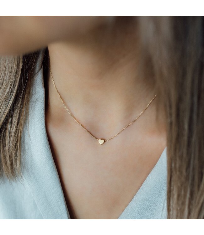 Just Franky Capital Necklace Heart