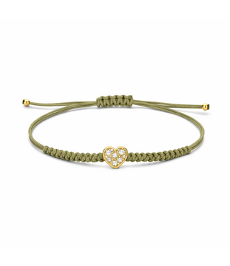 Just Franky Just Franky Franky's Treasure Bracelet Heart Diamond