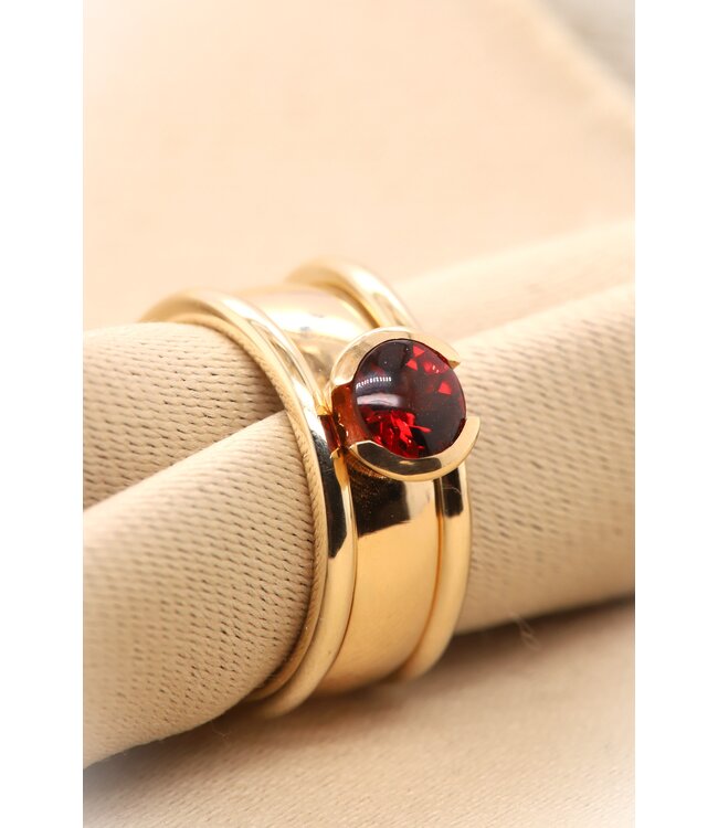 ROEMER Kogelring 14k geelgoud 2mm maat 55