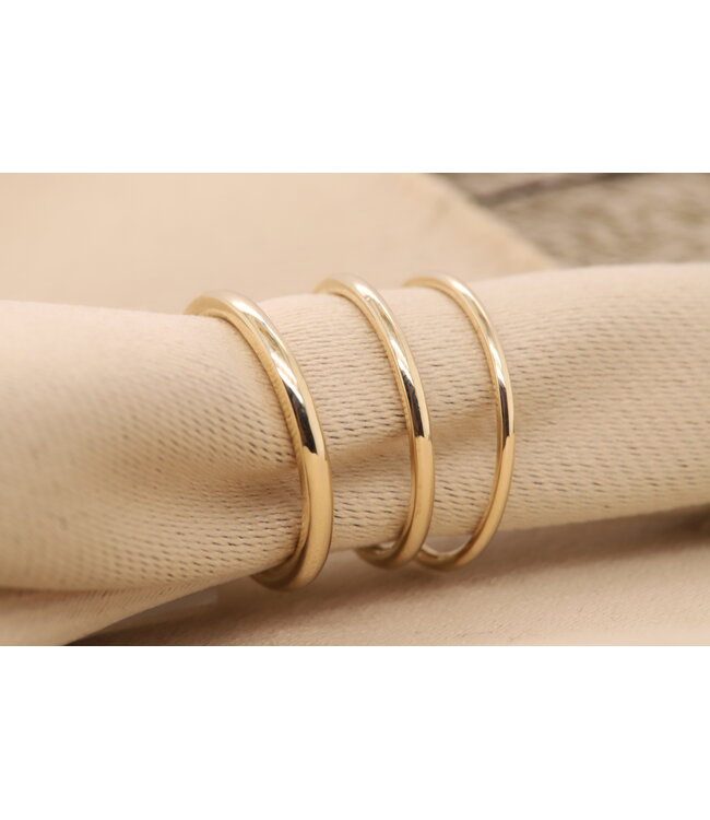 ROEMER Kogelring 14k geelgoud 2mm maat 55