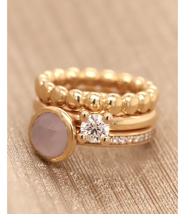 ROEMER by Bregje ring Bubbles Medium 18k geelgoud 56
