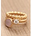 ROEMER by Bregje ring Bubbles Medium 18k geelgoud 56
