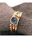 ROEMER by Bregje ring Bubbles Medium 18k geelgoud 55