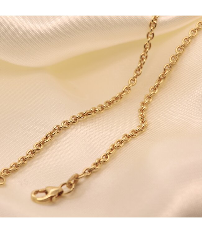 ROEMER geelgouden ketting anker rond 2.3/70
