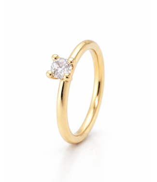 ROEMER by Bregje ROEMER by Bregje geelgouden ring Lily met diamant 0,70ct H VS2