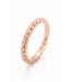 ROEMER by Bregje  14K  rosegouden ring met bolletjes en 0.10ct diamant