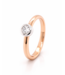 ROEMER by Bregje ROEMER by Bregje rosegouden ring met 0.20ct diamant F VVS
