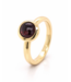 ROEMER by Bregje 18K geelgouden ring met granaat