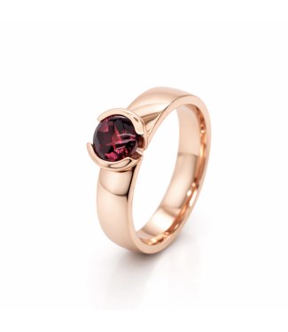 ROEMER by Bregje Roemer by Bregje 14K roodgouden ring met Rhodoliet