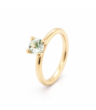 ROEMER by Bregje ROEMER by Bregje ring Lily 18K geelgoud met mint groene toermalijn