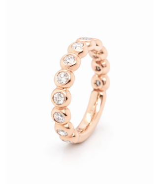 ROEMER by Bregje ROEMER by Bregje Ring Sparkles Large 18k roségoud met diamant 0.72ct
