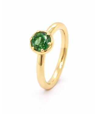 ROEMER by Bregje ROEMER by Bregje 14K geelgouden ring met groene toermalijn