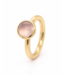 ROEMER by Bregje ring Single Bubble 18K geelgoud met Chalcedoon