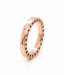 ROEMER by Bregje roségouden ring met hartjes