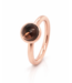 ROEMER by Bregje Ring single bubble 18k rosegoud met Rookkwarts
