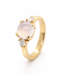 ROEMER by Bregje ROEMER by Bregje ring Solance 18K geelgoud met chalcedoon en diamant