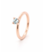 ROEMER by Bregje ring Lily Mini 18K roségoud met natuurlijke blauwe zirkoon